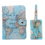 Wanderlust Passport Cover & Luggage Tag Set (3 Designs)