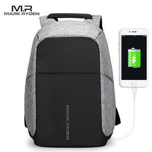 Anti-Theft, USB Charging Backpack