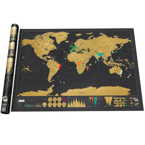 Scratch Map of the World - Deluxe Edition