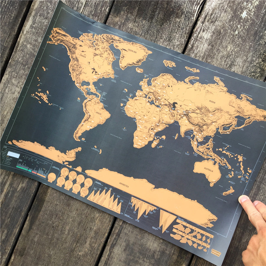 Scratch Paper Globe_Globe_World Maps