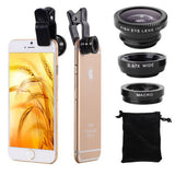 3-in-1 Fisheye / Wide Angle / Macro Smartphone Camera Lens